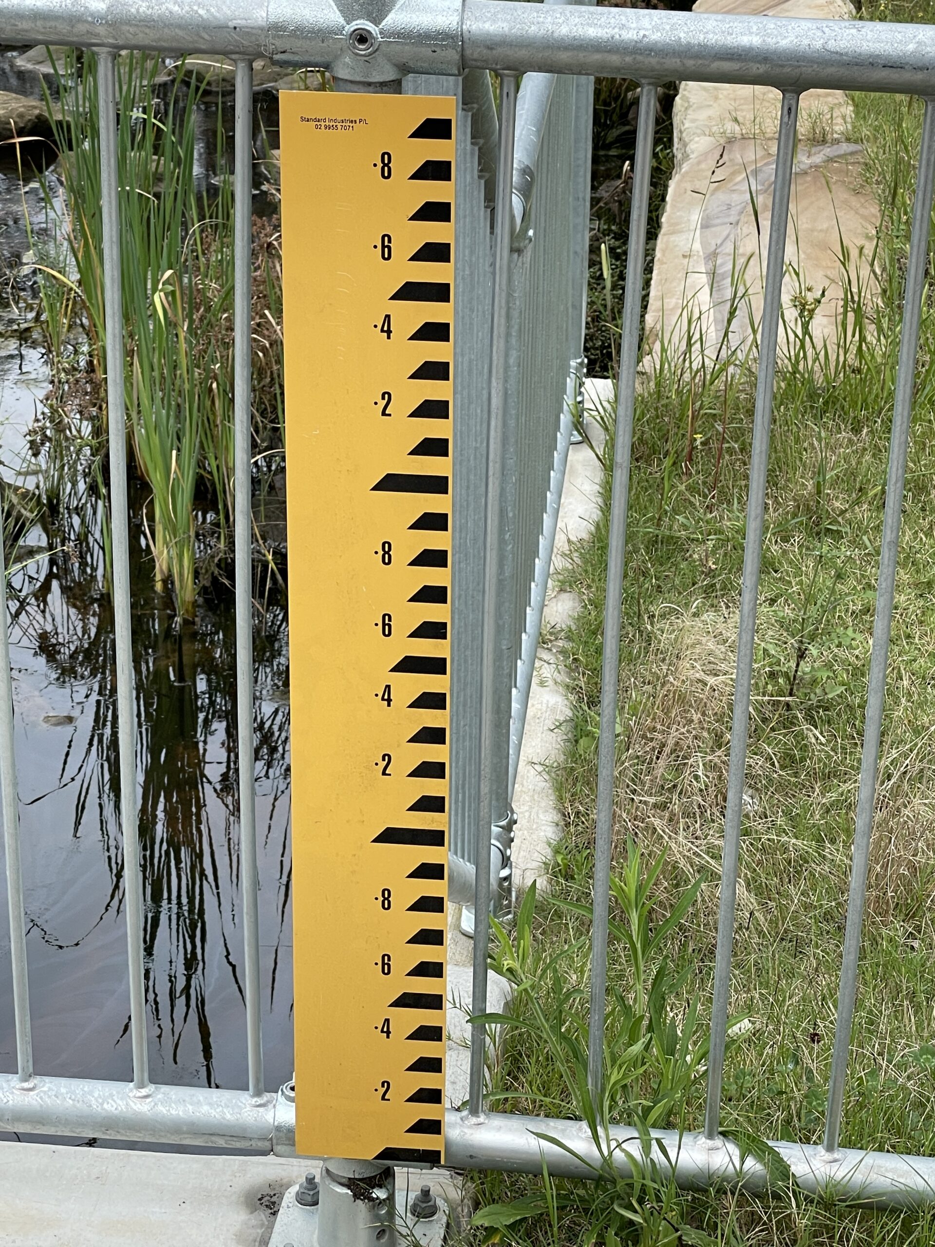 Gauge Plates & Flood Markers | Flood Depth Marker Signage